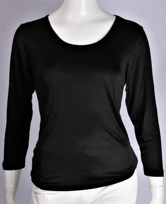 Quality Alice & Lily pure silk  long sleeve camisole top black Code:AL/SILK/1